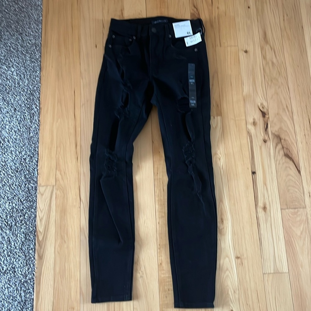 American Eagle black jeggings size 6L